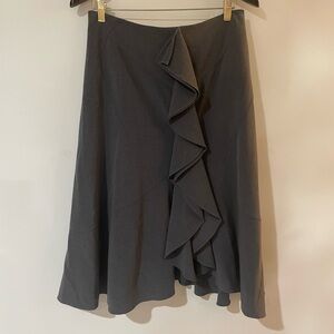 Bloomingdale's Gray mid length skirt